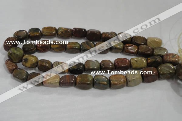 CNG745 15.5 inches 15*18mm nuggets tree agate beads wholesale