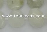 CNG7454 12*16mm - 15*20mm faceted freeform white moonstone beads