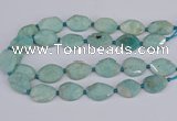 CNG7463 15.5 inches 20*25mm - 25*35mm faceted freeform amazonite beads