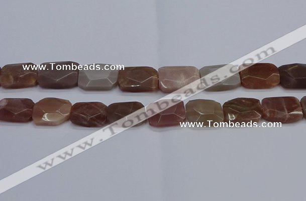 CNG7486 15.5 inches 18*25mm - 20*30mm faceted freeform sunstone beads