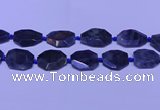 CNG7517 15.5 inches 25*35mm - 30*40mm faceted freeform labradorite beads