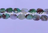 CNG7529 18*25mm - 25*35mm faceted freeform australia chrysoprase beads