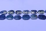 CNG7531 15.5 inches 18*25mm - 25*35mm faceted freeform chrysocolla beads