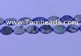 CNG7532 15.5 inches 18*25mm - 25*35mm faceted freeform chrysocolla beads