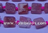 CNG7544 15.5 inches 6*8mm - 10*12mm freeform rhodochrosite beads