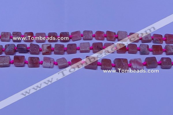 CNG7544 15.5 inches 6*8mm - 10*12mm freeform rhodochrosite beads