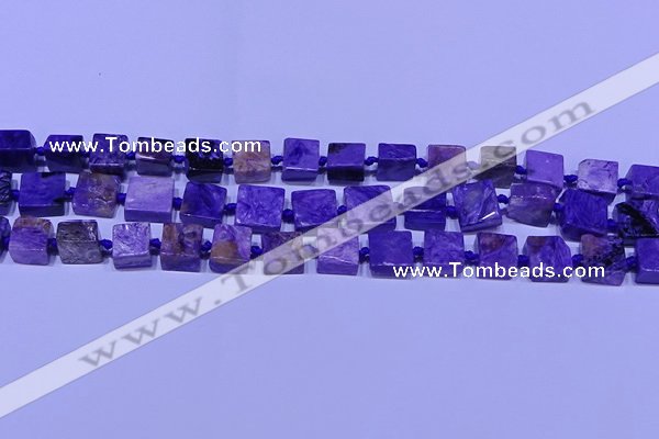 CNG7547 15.5 inches 12*14mm - 14*15mm freeform charoite beads