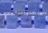 CNG7551 15.5 inches 12*14mm - 14*15mm freeform aquamarine beads