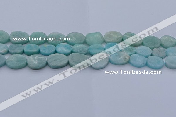 CNG7577 15.5 inches 10*14mm - 13*18mm freeform amazonite beads