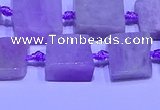 CNG7600 15.5 inches 10*12mm - 12*14mm freeform kunzite beads