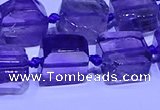 CNG7601 15.5 inches 10*12mm - 12*14mm freeform amethyst beads