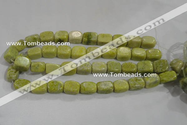 CNG761 15.5 inches 15*20mm nuggets lemon jade beads wholesale