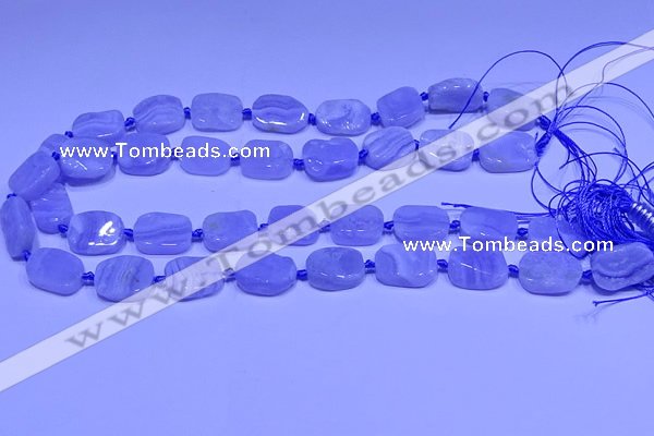 CNG7611 15.5 inches 10*14mm - 12*16mm freeform blue lace agate beads