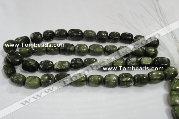 CNG762 15.5 inches 13*18mm nuggets serpentine jade beads wholesale