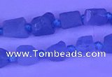 CNG7631 15.5 inches 6*8mm - 8*10mm nuggets aquamarine beads