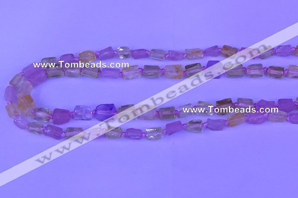 CNG7634 15.5 inches 5*7mm - 8*10mm nuggets mixed quartz beads