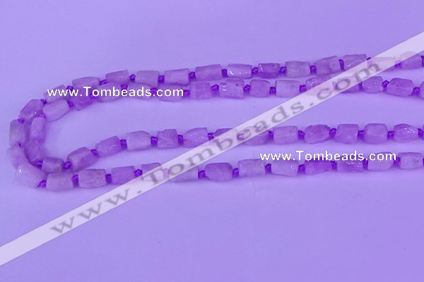 CNG7635 15.5 inches 5*7mm - 8*10mm nuggets kunzite beads