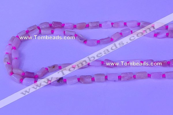 CNG7638 15.5 inches 5*7mm - 8*10mm nuggets pink opal beads