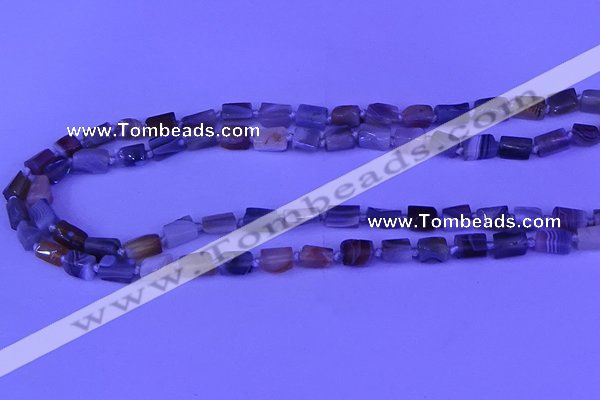 CNG7642 15.5 inches 5*7mm - 8*10mm nuggets Botswana agate beads