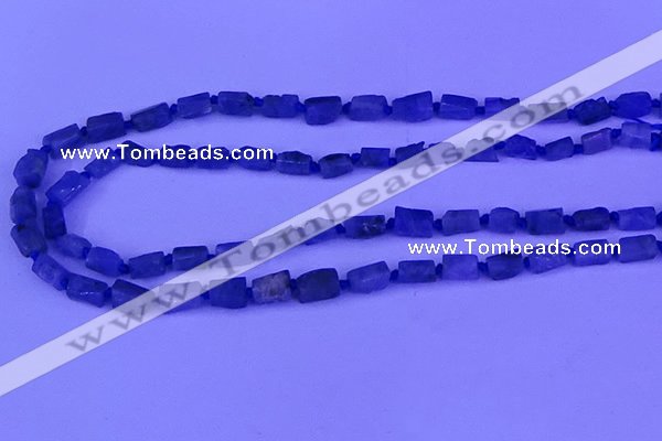 CNG7645 15.5 inches 5*6mm - 6*8mm nuggets tanzanite beads