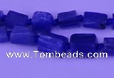 CNG7646 15.5 inches 5*7mm - 8*10mm nuggets blue kyanite beads