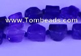 CNG7647 15.5 inches 5*6mm - 8*9mm nuggets amethyst beads