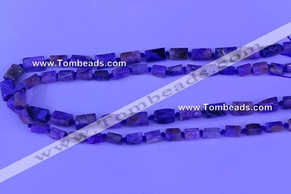 CNG7648 15.5 inches 5*7mm - 8*10mm nuggets charoite beads