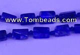 CNG7654 15.5 inches 5*6mm - 6*9mm nuggets lapis lazuli beads