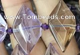 CNG7702 15.5 inches 13*20mm - 15*25mm faceted freeform ametrine beads
