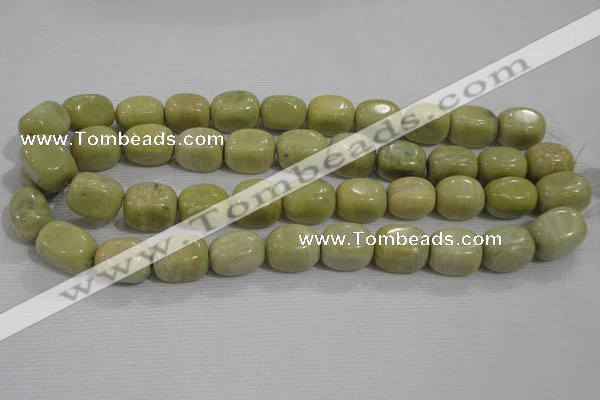 CNG771 15.5 inches 15*18mm nuggets lemon jasper beads wholesale