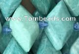 CNG7710 15.5 inches 13*20mm - 15*25mm faceted freeform amazonite beads