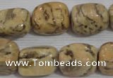 CNG775 15.5 inches 13*18mm nuggets feldspar jasper beads wholesale