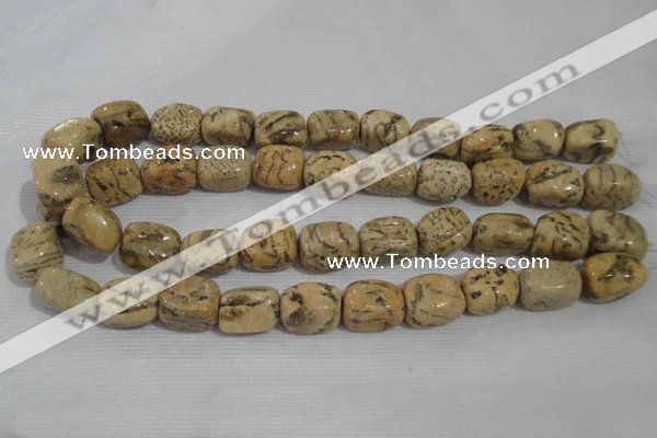 CNG775 15.5 inches 13*18mm nuggets feldspar jasper beads wholesale