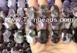 CNG7759 13*18mm - 15*25mm faceted freeform tourmaline beads