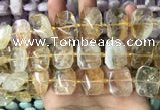 CNG7778 15.5 inches 13*18mm - 15*25mm faceted freeform citrine beads