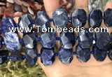 CNG7788 15.5 inches 13*18mm - 15*25mm faceted freeform sodalite beads