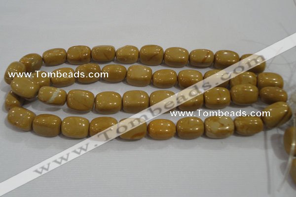 CNG779 15.5 inches 15*20mm nuggets yellow jasper beads wholesale