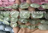 CNG7804 15.5 inches 13*18mm - 18*25mm faceted freeform prehnite beads