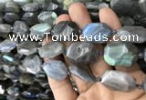 CNG7820 15.5 inches 13*18mm - 18*25mm faceted freeform labradorite beads