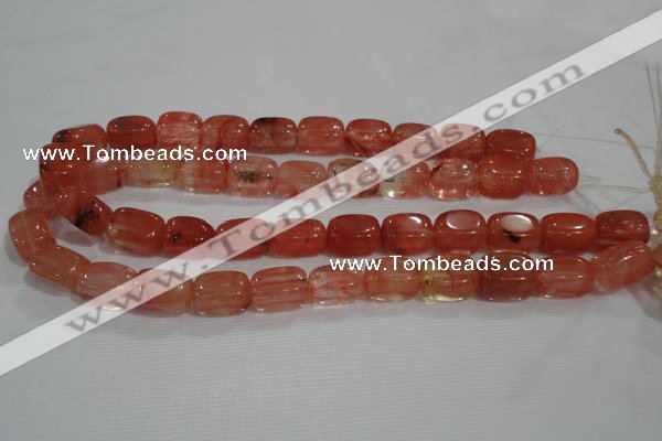 CNG783 15.5 inches 13*18mm nuggets cherry quartz beads wholesale