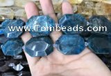 CNG7834 15.5 inches 22*30mm - 25*35mm faceted freeform apatite beads