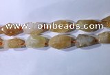 CNG7952 15.5 inches 15*25mm - 20*40mm nuggets citrine beads