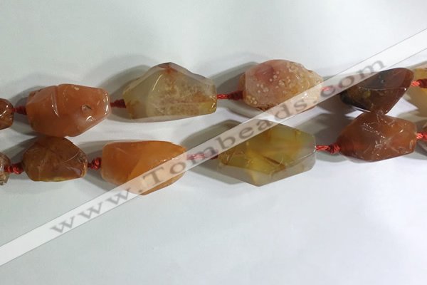 CNG7959 15.5 inches 15*25mm - 20*40mm nuggets agate beads