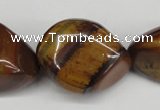 CNG80 15.5 inches 10*15mm - 25*35mm nuggets yellow tiger eye beads