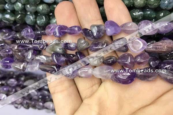 CNG8032 15.5 inches 8*10mm nuggets amethyst gemstone beads