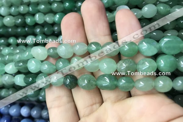 CNG8043 15.5 inches 8*10mm nuggets green aventurine beads