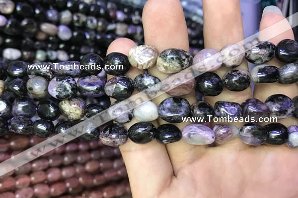 CNG8045 15.5 inches 8*10mm nuggets charoite beads wholesale