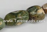 CNG81 15.5 inches 10*20mm - 20*35mm nuggets rhyolite gemstone beads