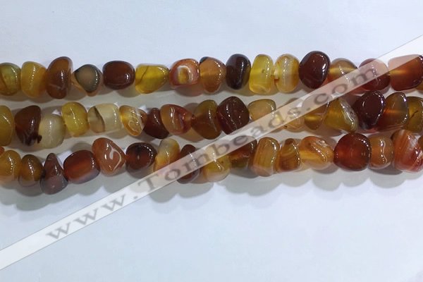 CNG8102 15.5 inches 6*8mm - 10*12mm agate gemstone chips beads