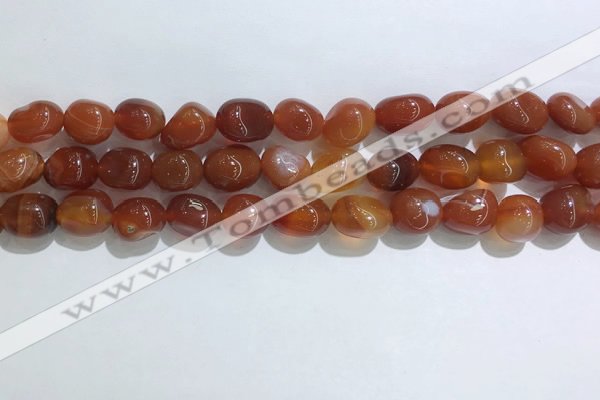 CNG8119 15.5 inches 8*12mm nuggets agate beads wholesale